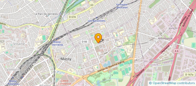 localisation de l'entreprise TECHMARKET  MASSY