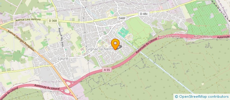 localisation de l'entreprise TECHMAT à GIGNAC-LA-NERTHE
