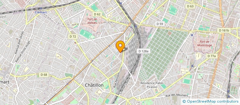 localisation de l'entreprise TECHMATION SA  CHATILLON