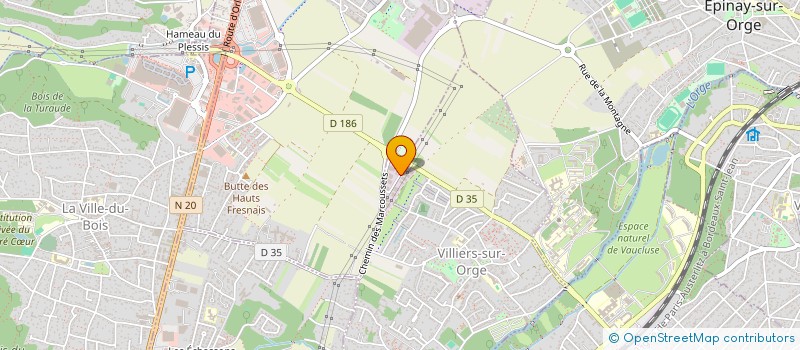 localisation de l'entreprise TECHMECA à VILLIERS-SUR-ORGE