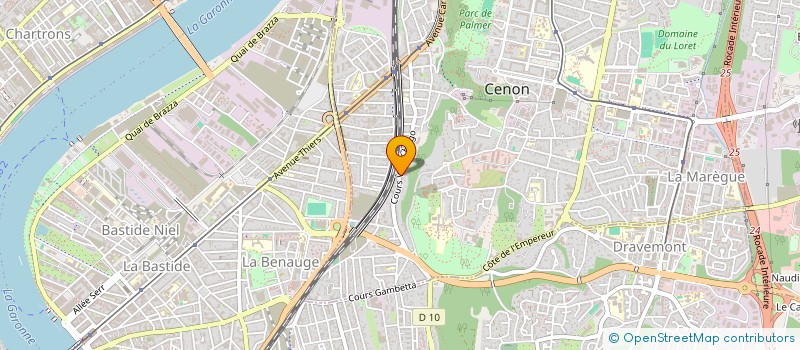 localisation de l'entreprise TECHMELEC  CENON