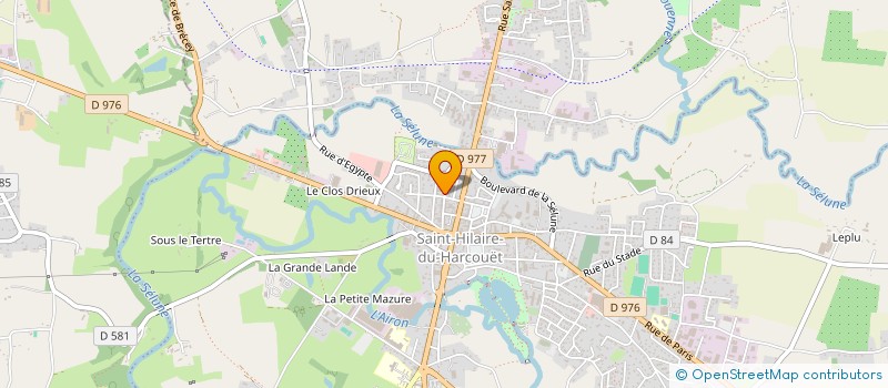 localisation de l'entreprise TECHMETAL à SAINT-HILAIRE-DU-HARCOUET