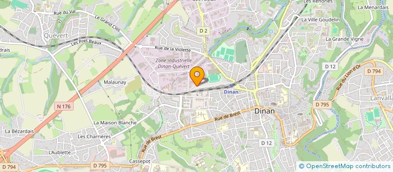 localisation de l'entreprise TECHMETO  DINAN