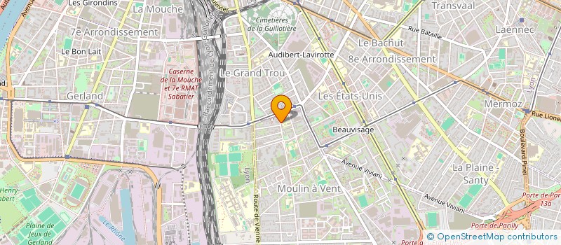 localisation de l'entreprise TECHMI 69  VENISSIEUX