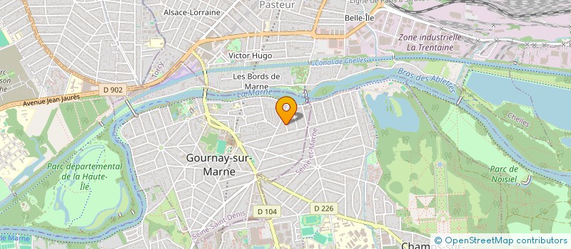 localisation de l'entreprise TECHMILA à GOURNAY-SUR-MARNE