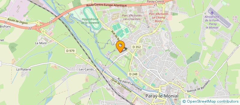 localisation de l'entreprise TECHMIX à VITRY-EN-CHAROLLAIS