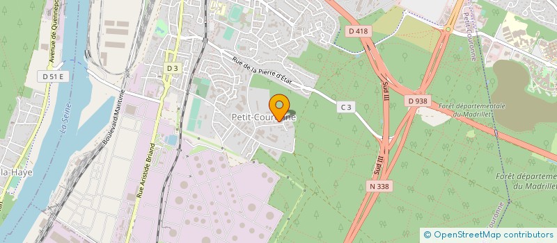 localisation de l'entreprise TECHMO à PETIT-COURONNE