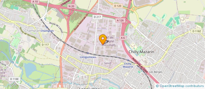 localisation de l'entreprise TECHMOTORS à CHILLY-MAZARIN