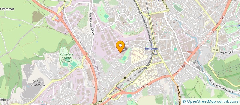 localisation de l'entreprise TECHMOTUB à SAINT-ETIENNE