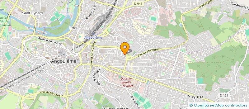 localisation de l'entreprise TECHN'EAU CLIM à ANGOULEME