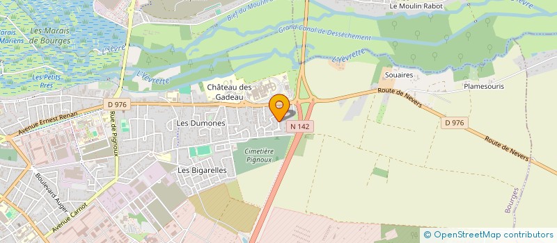 localisation de l'entreprise TECHN'EAU-VITAL  BOURGES