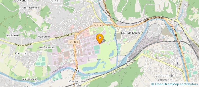 localisation de l'entreprise TECHN'ECAR à TRELISSAC
