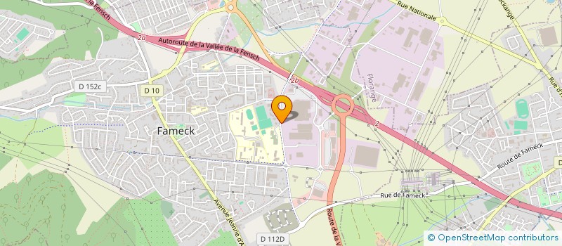 localisation de l'entreprise TECHN'HOME  FAMECK