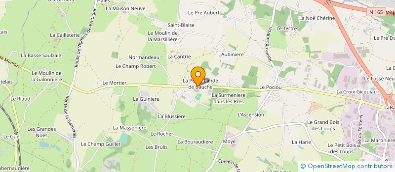 localisation de l'entreprise TECHNA FRANCE NUTRITION à COUERON