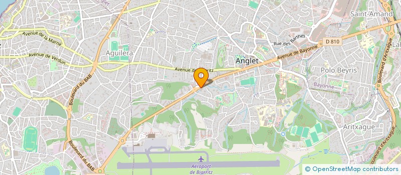 localisation de l'entreprise TECHNAM  ANGLET