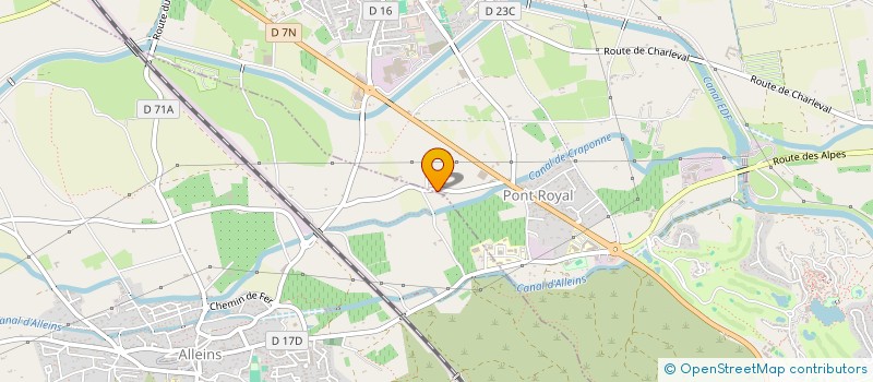 localisation de l'entreprise TECHNAM  MALLEMORT