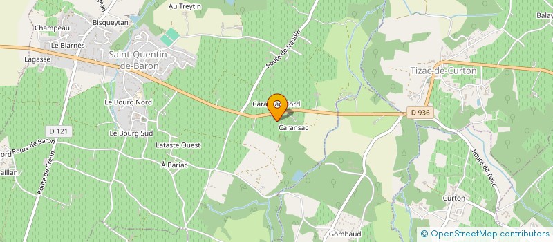 localisation de l'entreprise TECHNASOFT TSI  SAINT-QUENTIN-DE-BARON