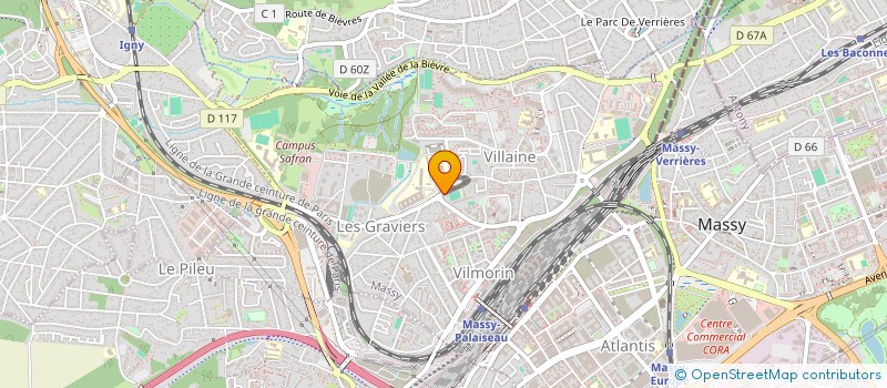 localisation de l'entreprise TECHNATIUM à MASSY