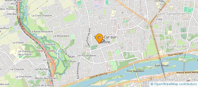 localisation de l'entreprise TECHNAUD INDUSTRIES  SAINT-CYR-SUR-LOIRE