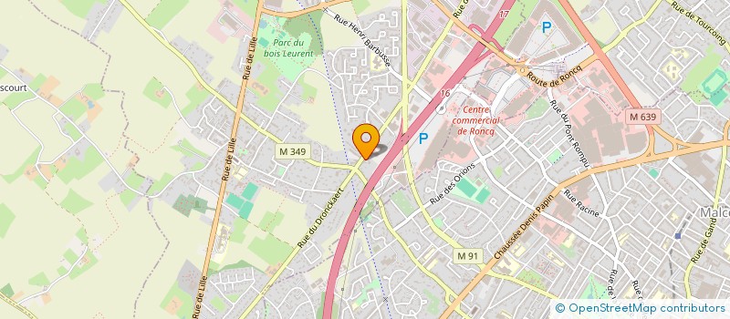 localisation de l'entreprise TECHNAUTO à RONCQ