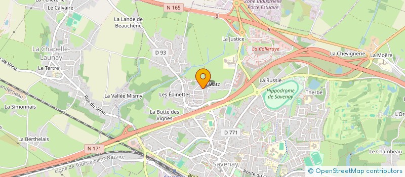 localisation de l'entreprise TECHNAV à SAVENAY
