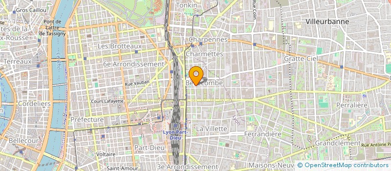 localisation de l'entreprise TECHNE INDUSTRIE à LYON