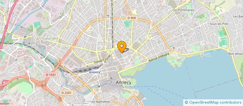 localisation de l'entreprise TECHNEST CONSULTING à ANNECY