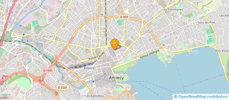 localisation de l'entreprise TECHNEST GROUP à ANNECY
