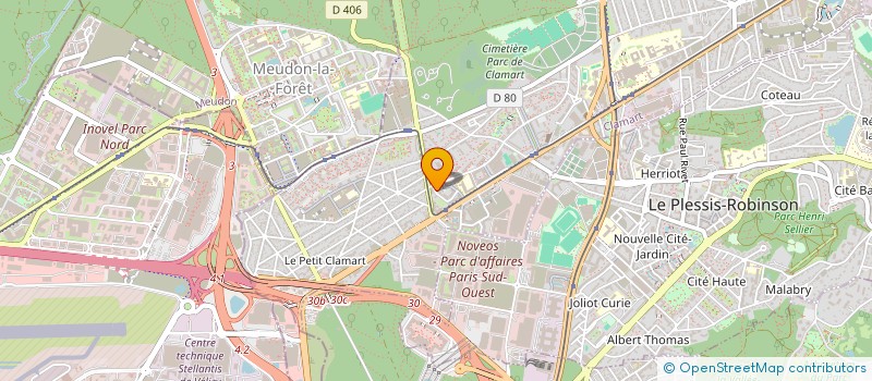 localisation de l'entreprise TECHNET CONSULTING à CLAMART