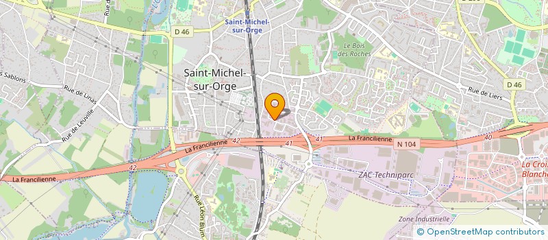 localisation de l'entreprise TECHNI 2D à SAINT-MICHEL-SUR-ORGE