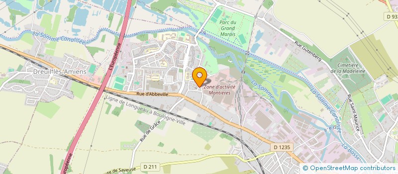 localisation de l'entreprise TECHNI AGENCEMENT à AMIENS