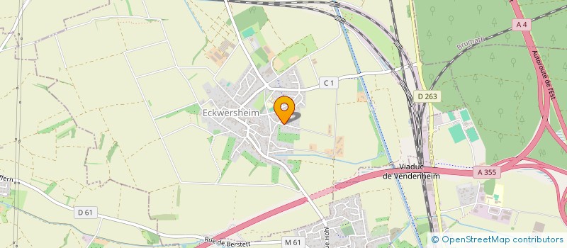 localisation de l'entreprise TECHNI-ALLIAGE à ECKWERSHEIM