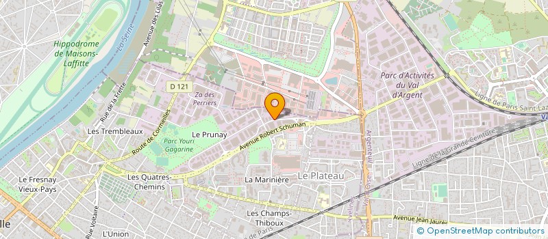 localisation de l'entreprise TECHNI ART à SARTROUVILLE