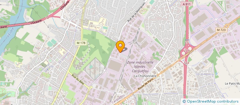 localisation de l'entreprise TECHNI-BARDAGE INDUSTRIEL  CARQUEFOU