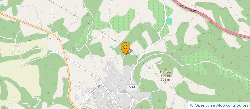 localisation de l'entreprise TECHNI BAT  TOURVES