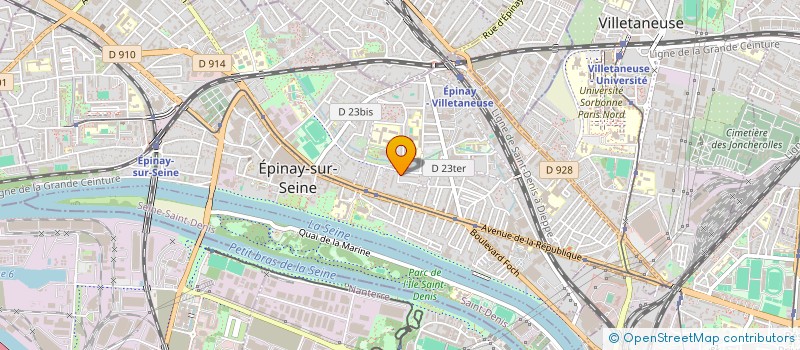 localisation de l'entreprise TECHNI BAT MEROISE à EPINAY SUR SEINE