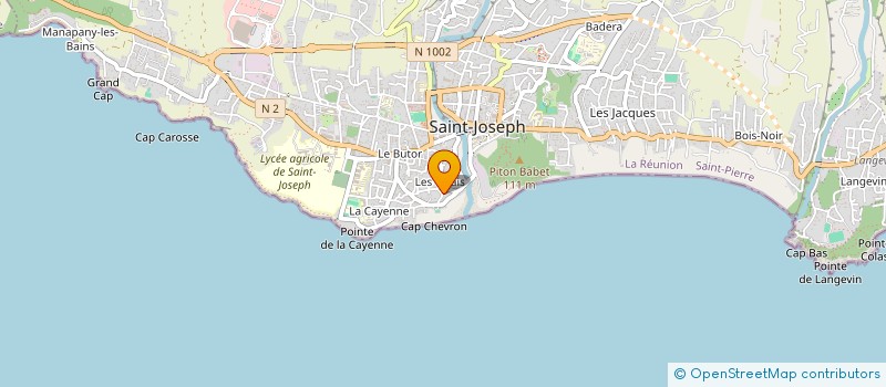 localisation de l'entreprise TECHNI BAT SARL à SAINT-JOSEPH