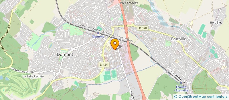 localisation de l'entreprise TECHNI'BAT SOLUTIONS  DOMONT