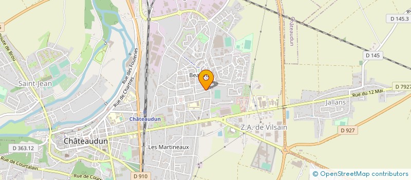 localisation de l'entreprise TECHNI BATIM à CHATEAUDUN