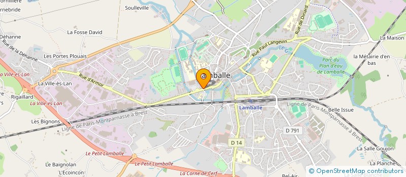 localisation de l'entreprise TECHNI BATIR BATIMENT IMMOBILIER SERVICE à LAMBALLE-ARMOR