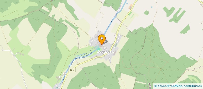 localisation de l'entreprise TECHNI BOIS à ANGECOURT