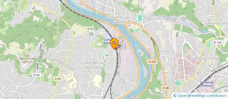 localisation de l'entreprise TECHNI CEMS  COLLONGES-AU-MONT-D'OR