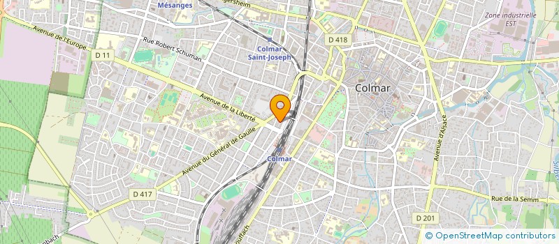 localisation de l'entreprise TECHNI CHAPE  COLMAR