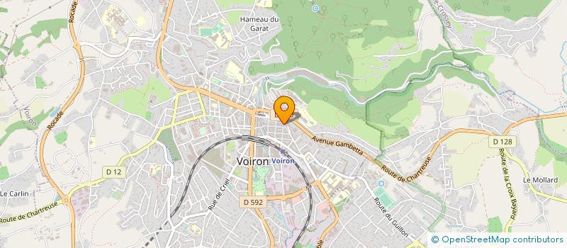 localisation de l'entreprise TECHNI-CHR à VOIRON