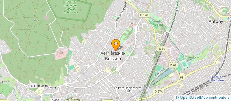 localisation de l'entreprise TECHNI'CITE à VERRIERES-LE-BUISSON