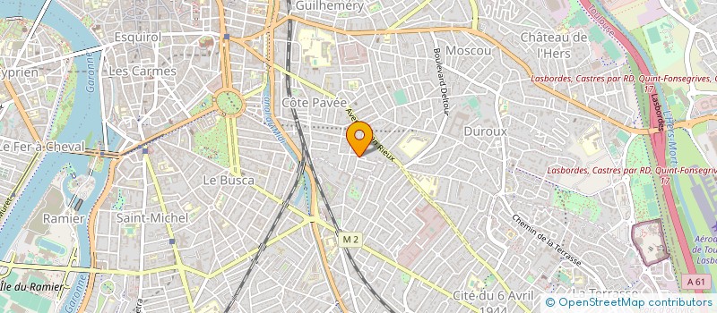 localisation de l'entreprise TECHNI-CITE URBAINE à TOULOUSE