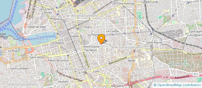 localisation de l'entreprise TECHNI CLIM. à MARSEILLE