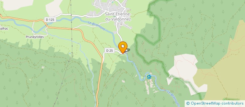 localisation de l'entreprise TECHNI CLOISON  SAINT-BAUZILE