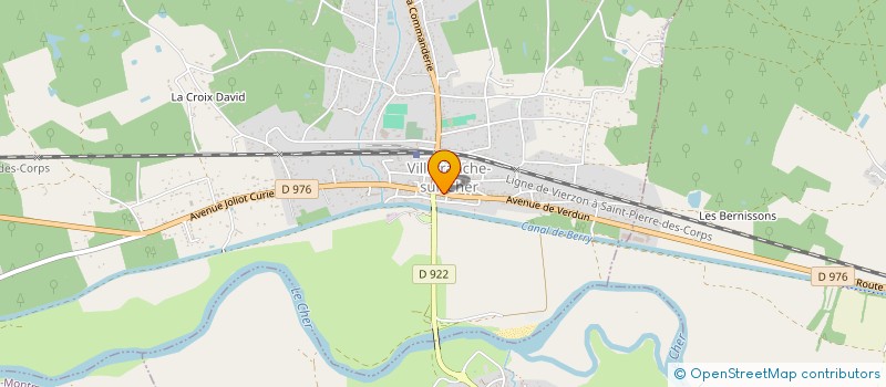 localisation de l'entreprise TECHNI COIFFURE  VILLEFRANCHE-SUR-CHER