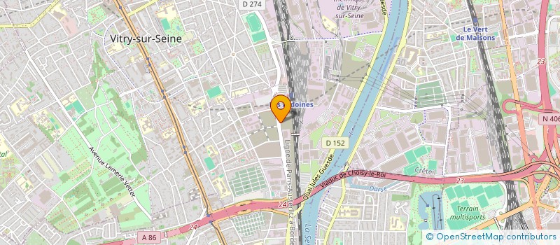 localisation de l'entreprise TECHNI COM à VITRY-SUR-SEINE